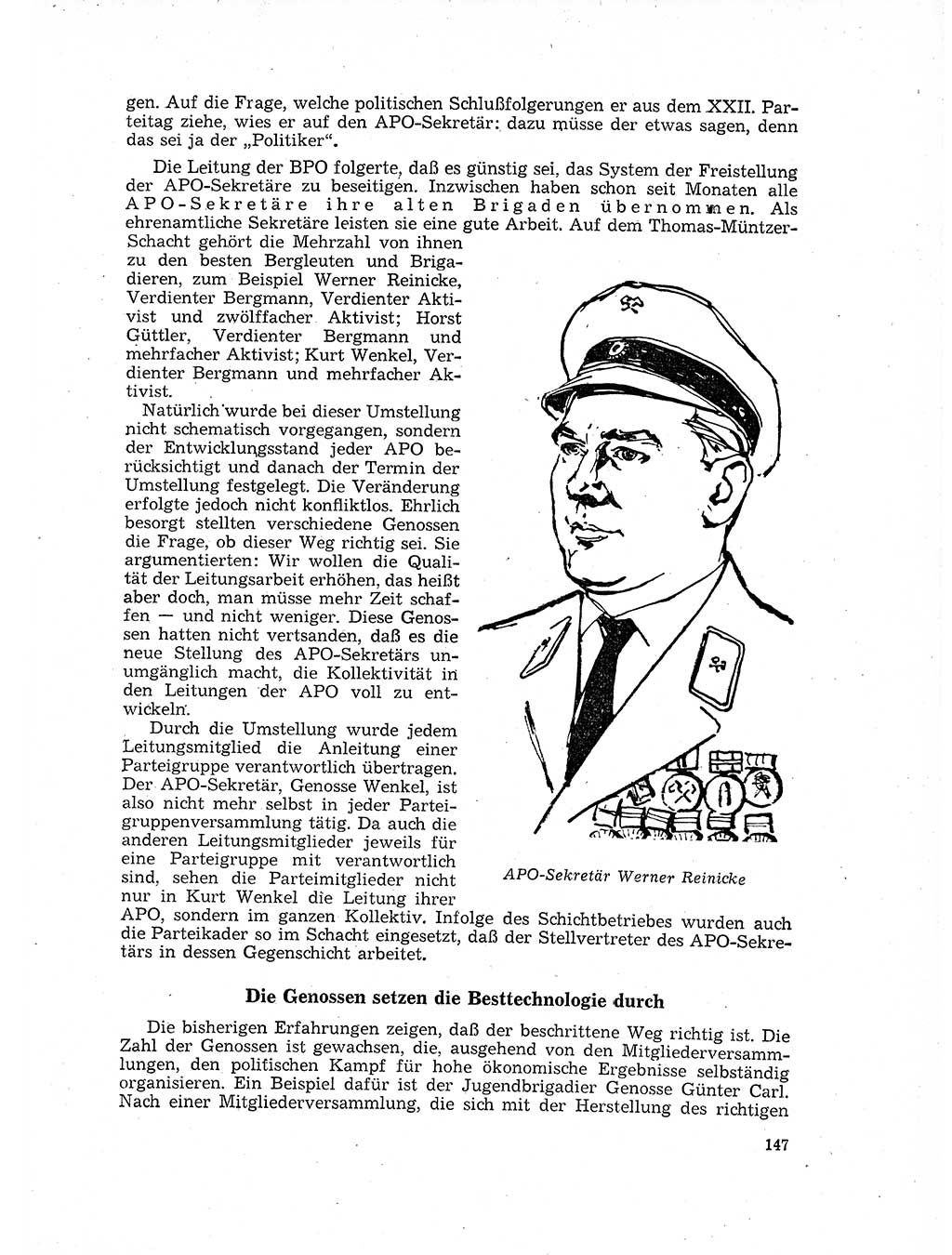 Neuer Weg (NW), Organ des Zentralkomitees (ZK) der SED (Sozialistische Einheitspartei Deutschlands) für Fragen des Parteilebens, 17. Jahrgang [Deutsche Demokratische Republik (DDR)] 1962, Seite 147 (NW ZK SED DDR 1962, S. 147)