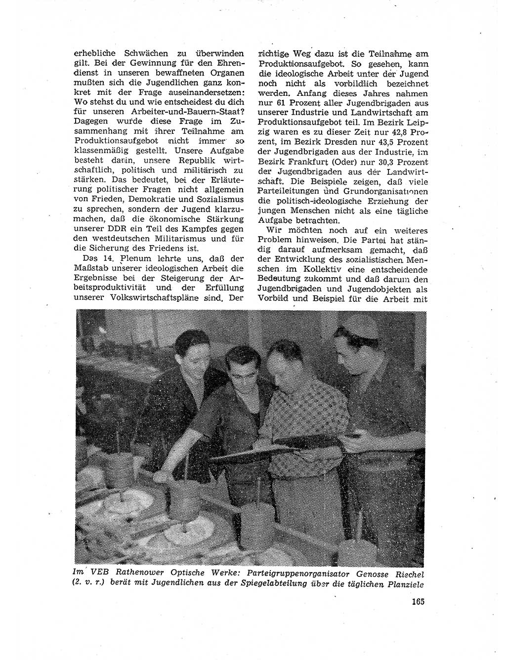 Neuer Weg (NW), Organ des Zentralkomitees (ZK) der SED (Sozialistische Einheitspartei Deutschlands) für Fragen des Parteilebens, 17. Jahrgang [Deutsche Demokratische Republik (DDR)] 1962, Seite 165 (NW ZK SED DDR 1962, S. 165)