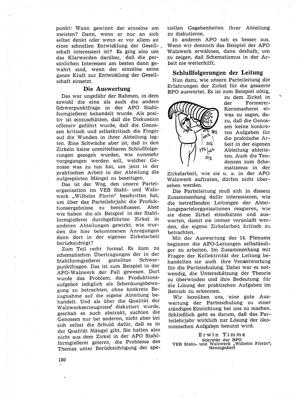 Neuer Weg (NW), Organ des Zentralkomitees (ZK) der SED (Sozialistische Einheitspartei Deutschlands) für Fragen des Parteilebens, 17. Jahrgang [Deutsche Demokratische Republik (DDR)] 1962, Seite 180 (NW ZK SED DDR 1962, S. 180)