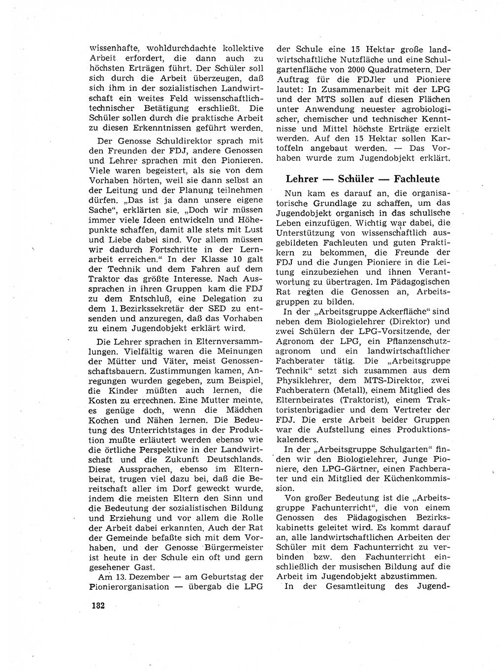 Neuer Weg (NW), Organ des Zentralkomitees (ZK) der SED (Sozialistische Einheitspartei Deutschlands) für Fragen des Parteilebens, 17. Jahrgang [Deutsche Demokratische Republik (DDR)] 1962, Seite 182 (NW ZK SED DDR 1962, S. 182)