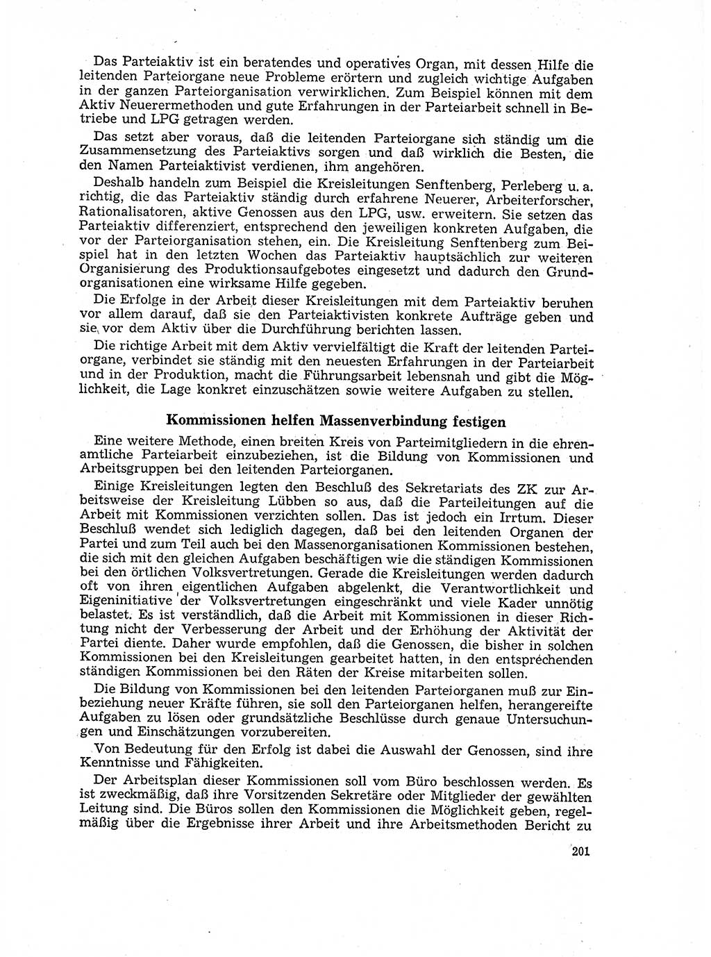 Neuer Weg (NW), Organ des Zentralkomitees (ZK) der SED (Sozialistische Einheitspartei Deutschlands) für Fragen des Parteilebens, 17. Jahrgang [Deutsche Demokratische Republik (DDR)] 1962, Seite 201 (NW ZK SED DDR 1962, S. 201)