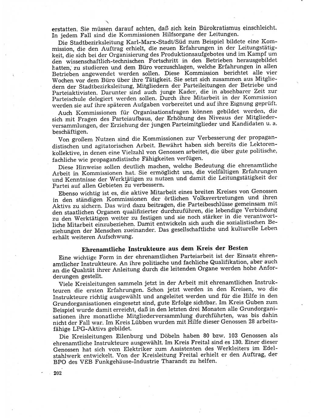 Neuer Weg (NW), Organ des Zentralkomitees (ZK) der SED (Sozialistische Einheitspartei Deutschlands) für Fragen des Parteilebens, 17. Jahrgang [Deutsche Demokratische Republik (DDR)] 1962, Seite 202 (NW ZK SED DDR 1962, S. 202)