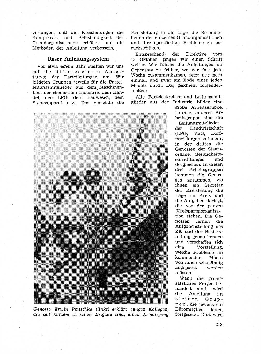 Neuer Weg (NW), Organ des Zentralkomitees (ZK) der SED (Sozialistische Einheitspartei Deutschlands) für Fragen des Parteilebens, 17. Jahrgang [Deutsche Demokratische Republik (DDR)] 1962, Seite 213 (NW ZK SED DDR 1962, S. 213)