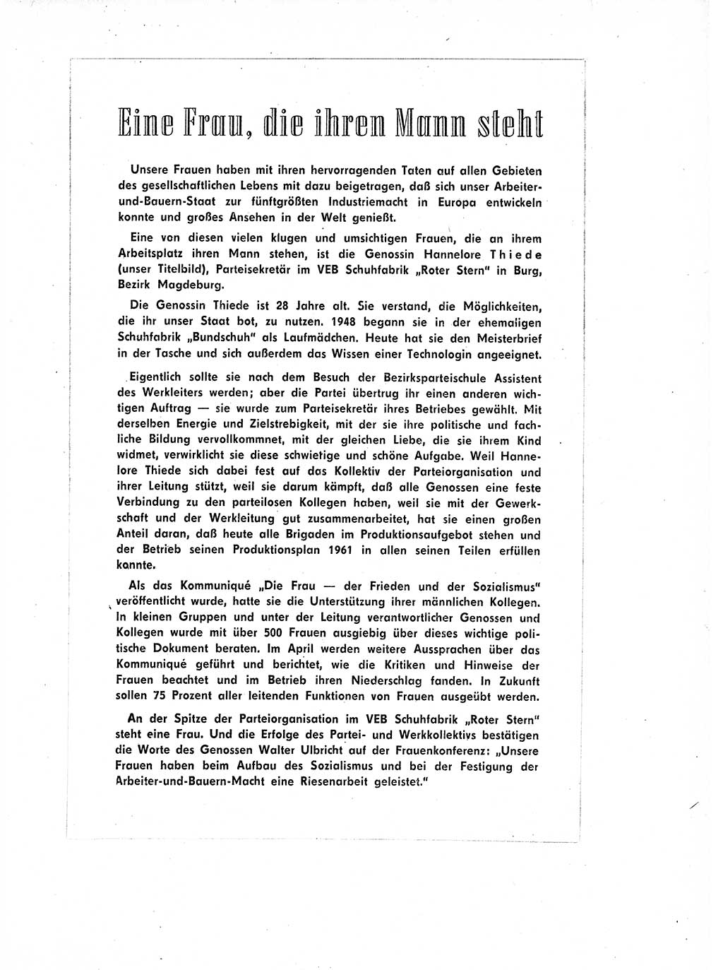 Neuer Weg (NW), Organ des Zentralkomitees (ZK) der SED (Sozialistische Einheitspartei Deutschlands) für Fragen des Parteilebens, 17. Jahrgang [Deutsche Demokratische Republik (DDR)] 1962, Seite 265 (NW ZK SED DDR 1962, S. 265)