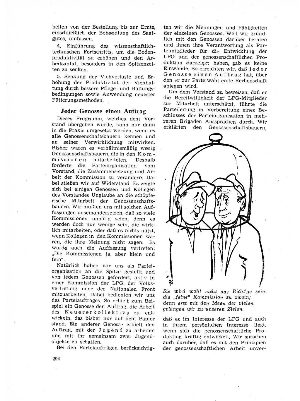 Neuer Weg (NW), Organ des Zentralkomitees (ZK) der SED (Sozialistische Einheitspartei Deutschlands) für Fragen des Parteilebens, 17. Jahrgang [Deutsche Demokratische Republik (DDR)] 1962, Seite 294 (NW ZK SED DDR 1962, S. 294)