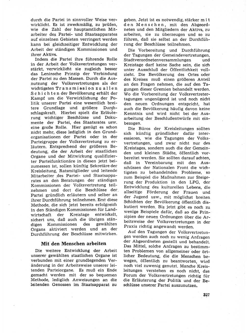 Neuer Weg (NW), Organ des Zentralkomitees (ZK) der SED (Sozialistische Einheitspartei Deutschlands) für Fragen des Parteilebens, 17. Jahrgang [Deutsche Demokratische Republik (DDR)] 1962, Seite 327 (NW ZK SED DDR 1962, S. 327)
