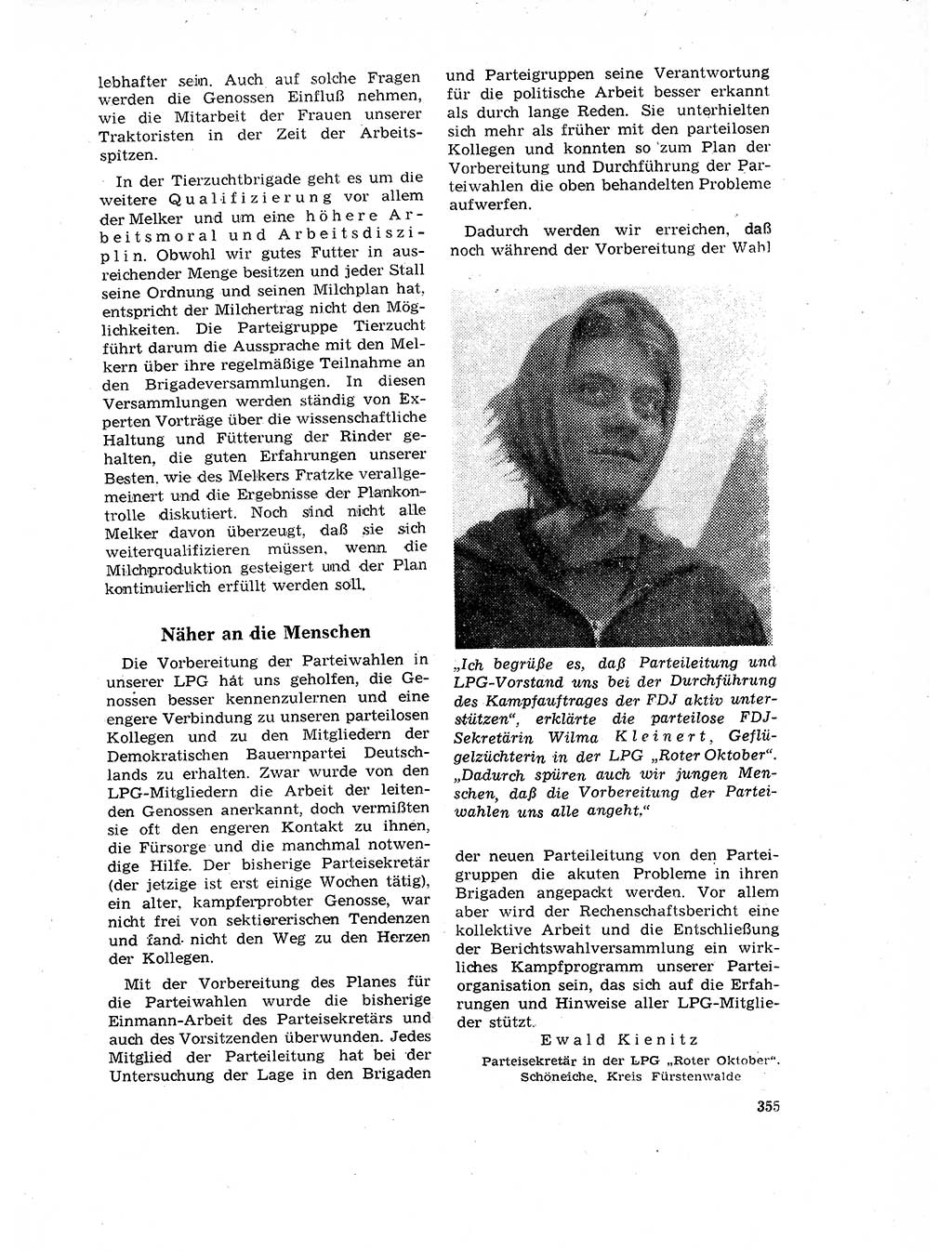 Neuer Weg (NW), Organ des Zentralkomitees (ZK) der SED (Sozialistische Einheitspartei Deutschlands) für Fragen des Parteilebens, 17. Jahrgang [Deutsche Demokratische Republik (DDR)] 1962, Seite 355 (NW ZK SED DDR 1962, S. 355)