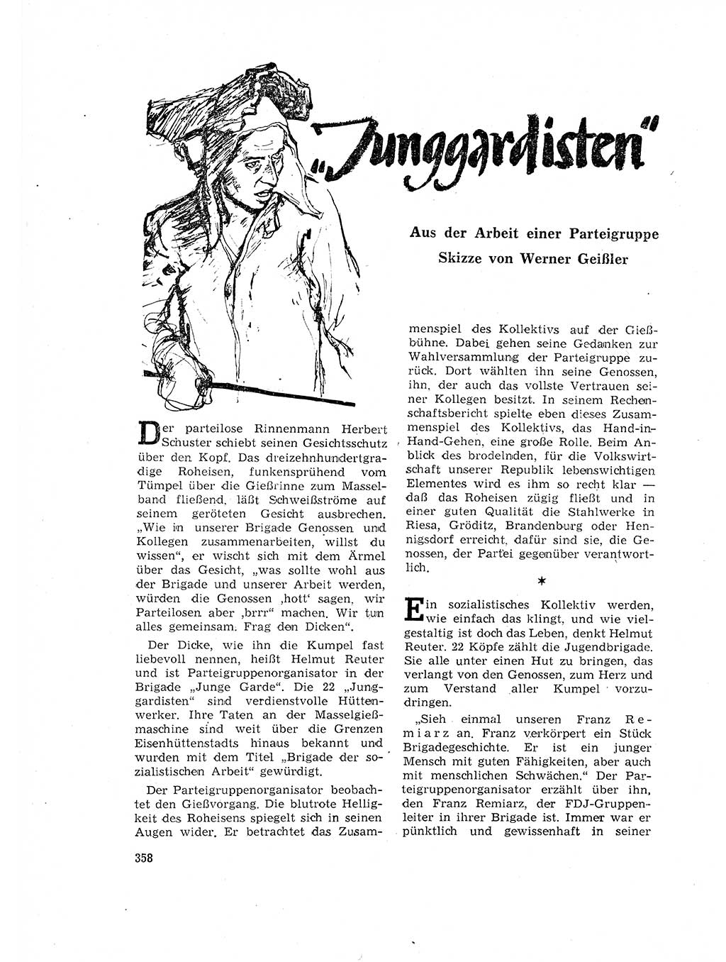 Neuer Weg (NW), Organ des Zentralkomitees (ZK) der SED (Sozialistische Einheitspartei Deutschlands) für Fragen des Parteilebens, 17. Jahrgang [Deutsche Demokratische Republik (DDR)] 1962, Seite 358 (NW ZK SED DDR 1962, S. 358)