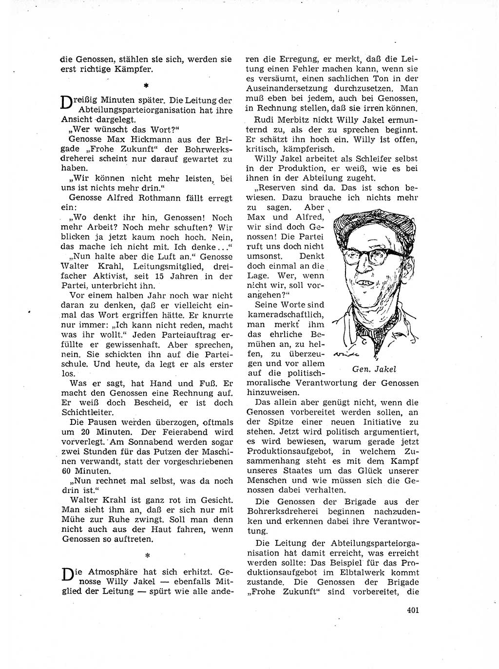 Neuer Weg (NW), Organ des Zentralkomitees (ZK) der SED (Sozialistische Einheitspartei Deutschlands) für Fragen des Parteilebens, 17. Jahrgang [Deutsche Demokratische Republik (DDR)] 1962, Seite 401 (NW ZK SED DDR 1962, S. 401)