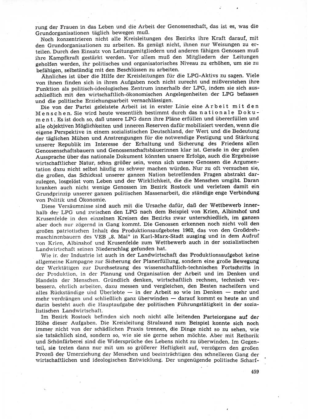 Neuer Weg (NW), Organ des Zentralkomitees (ZK) der SED (Sozialistische Einheitspartei Deutschlands) für Fragen des Parteilebens, 17. Jahrgang [Deutsche Demokratische Republik (DDR)] 1962, Seite 459 (NW ZK SED DDR 1962, S. 459)