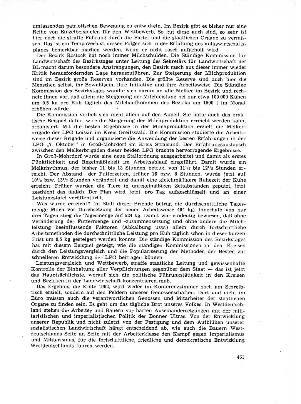 Neuer Weg (NW), Organ des Zentralkomitees (ZK) der SED (Sozialistische Einheitspartei Deutschlands) für Fragen des Parteilebens, 17. Jahrgang [Deutsche Demokratische Republik (DDR)] 1962, Seite 461 (NW ZK SED DDR 1962, S. 461)