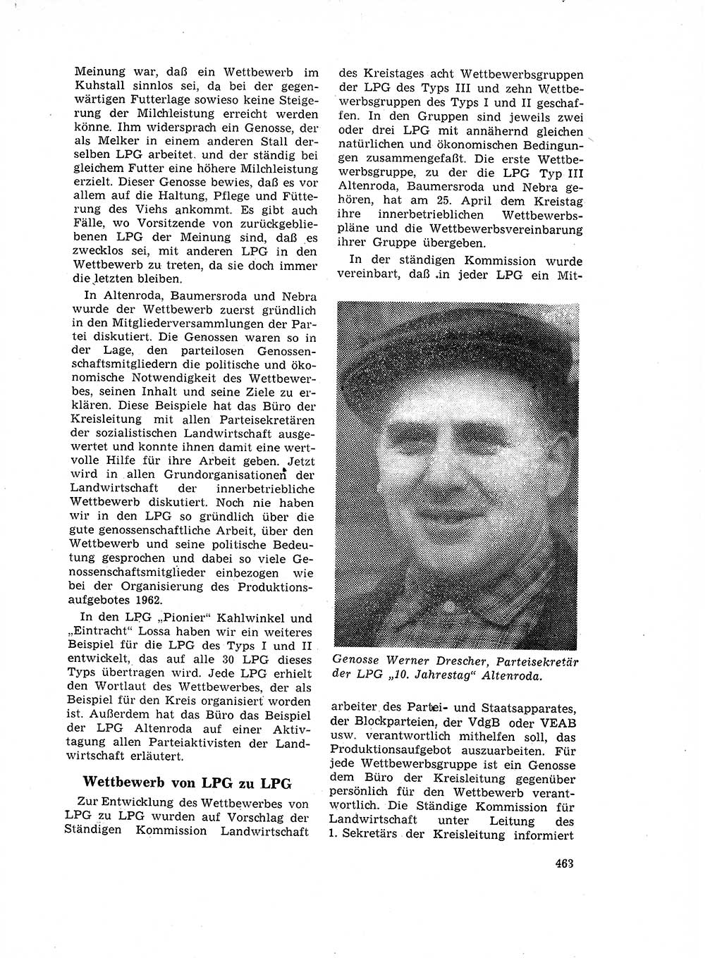 Neuer Weg (NW), Organ des Zentralkomitees (ZK) der SED (Sozialistische Einheitspartei Deutschlands) für Fragen des Parteilebens, 17. Jahrgang [Deutsche Demokratische Republik (DDR)] 1962, Seite 463 (NW ZK SED DDR 1962, S. 463)