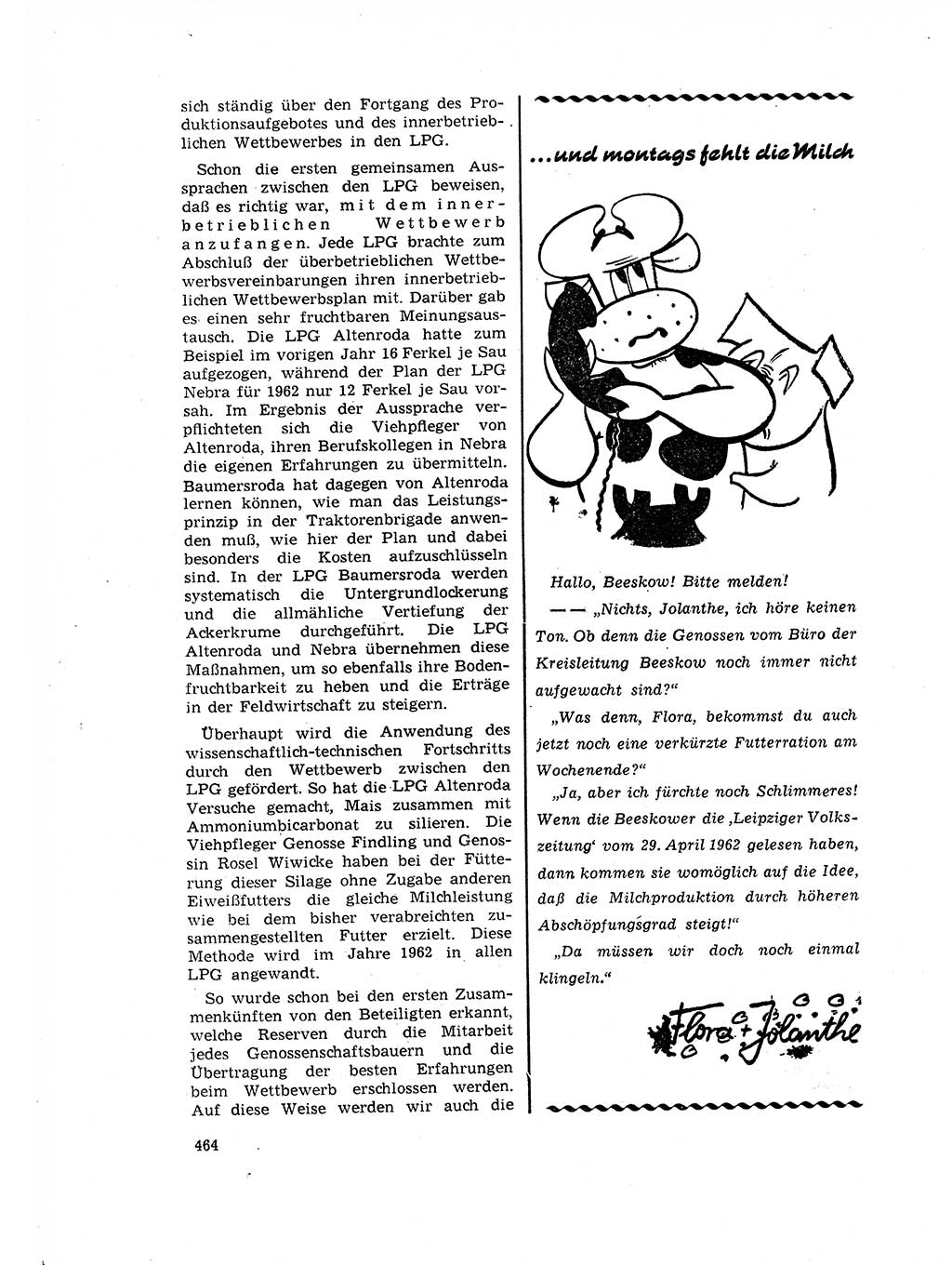 Neuer Weg (NW), Organ des Zentralkomitees (ZK) der SED (Sozialistische Einheitspartei Deutschlands) für Fragen des Parteilebens, 17. Jahrgang [Deutsche Demokratische Republik (DDR)] 1962, Seite 464 (NW ZK SED DDR 1962, S. 464)