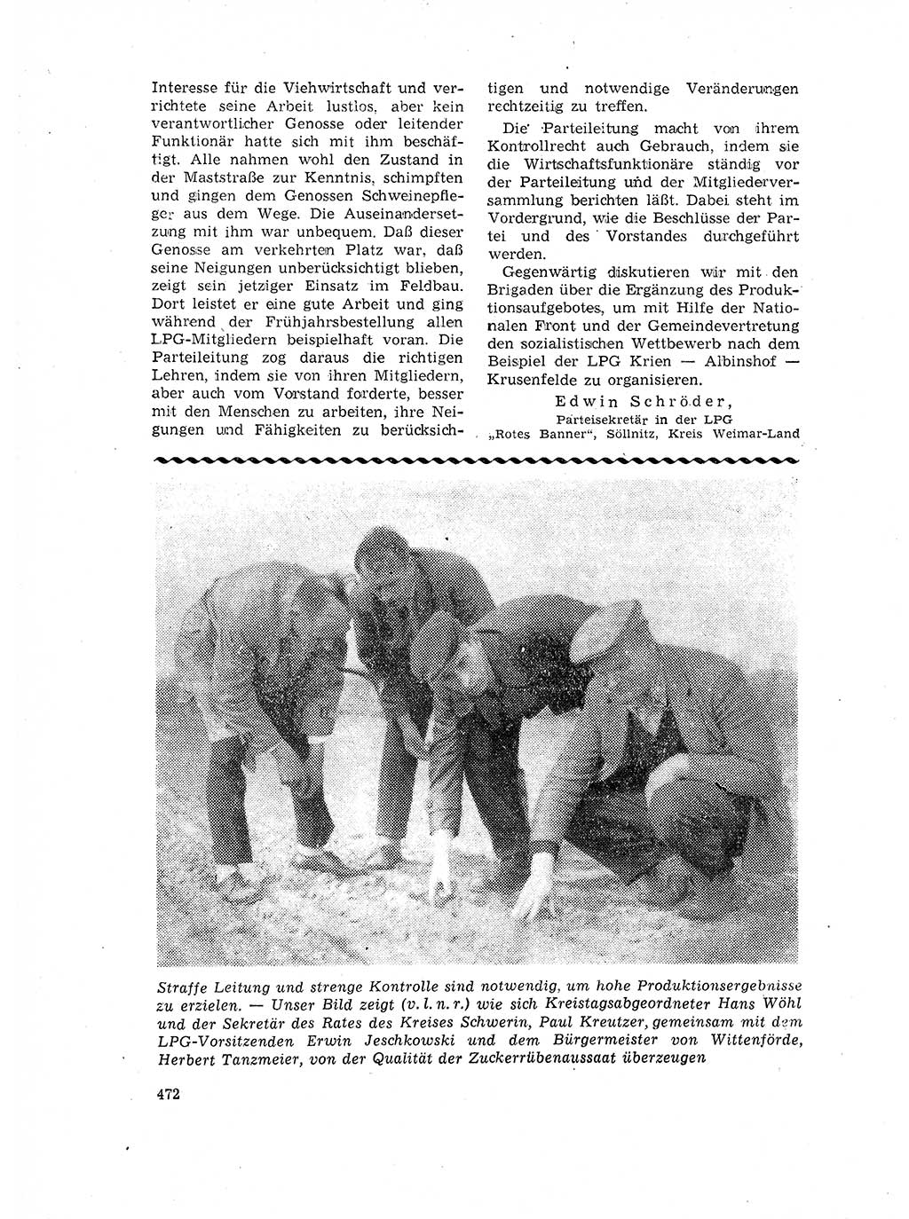 Neuer Weg (NW), Organ des Zentralkomitees (ZK) der SED (Sozialistische Einheitspartei Deutschlands) für Fragen des Parteilebens, 17. Jahrgang [Deutsche Demokratische Republik (DDR)] 1962, Seite 472 (NW ZK SED DDR 1962, S. 472)