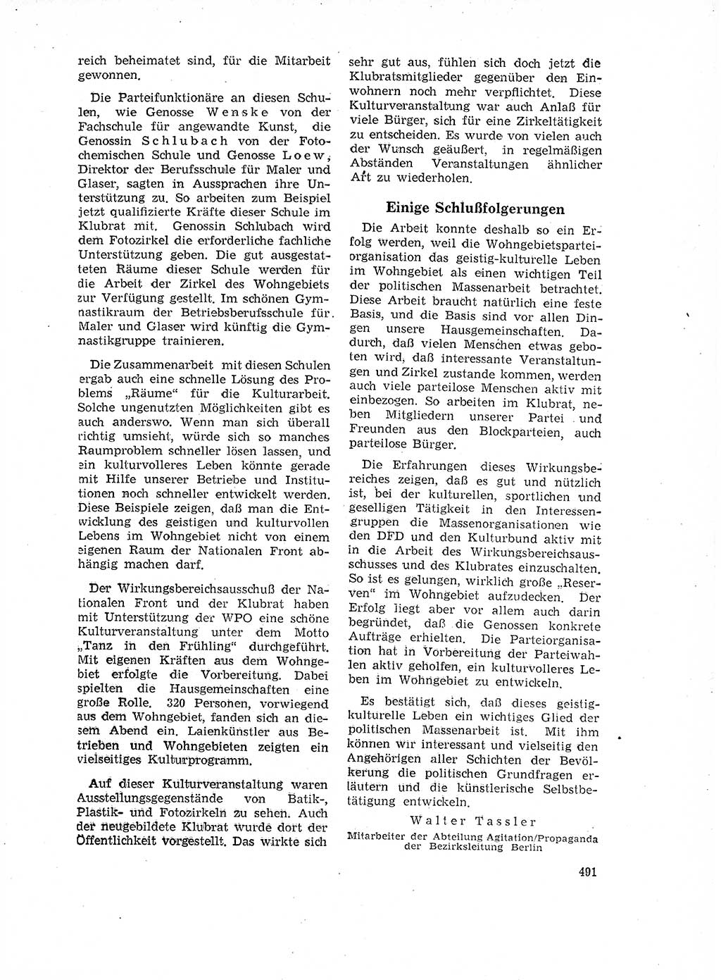 Neuer Weg (NW), Organ des Zentralkomitees (ZK) der SED (Sozialistische Einheitspartei Deutschlands) für Fragen des Parteilebens, 17. Jahrgang [Deutsche Demokratische Republik (DDR)] 1962, Seite 491 (NW ZK SED DDR 1962, S. 491)