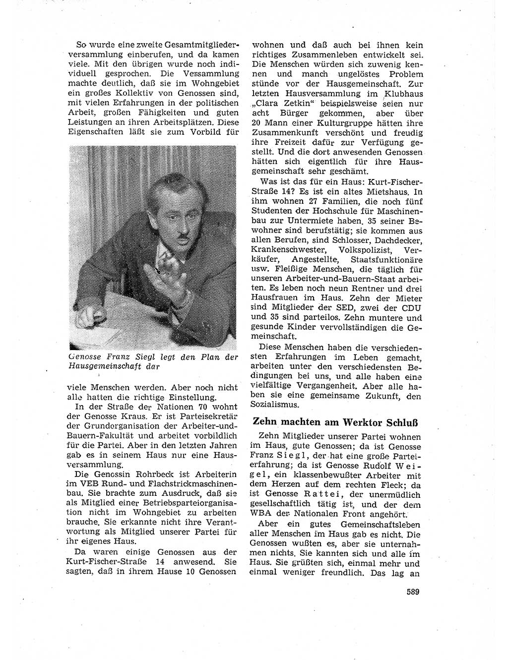 Neuer Weg (NW), Organ des Zentralkomitees (ZK) der SED (Sozialistische Einheitspartei Deutschlands) für Fragen des Parteilebens, 17. Jahrgang [Deutsche Demokratische Republik (DDR)] 1962, Seite 589 (NW ZK SED DDR 1962, S. 589)