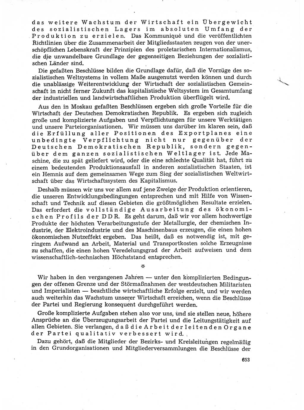 Neuer Weg (NW), Organ des Zentralkomitees (ZK) der SED (Sozialistische Einheitspartei Deutschlands) für Fragen des Parteilebens, 17. Jahrgang [Deutsche Demokratische Republik (DDR)] 1962, Seite 653 (NW ZK SED DDR 1962, S. 653)