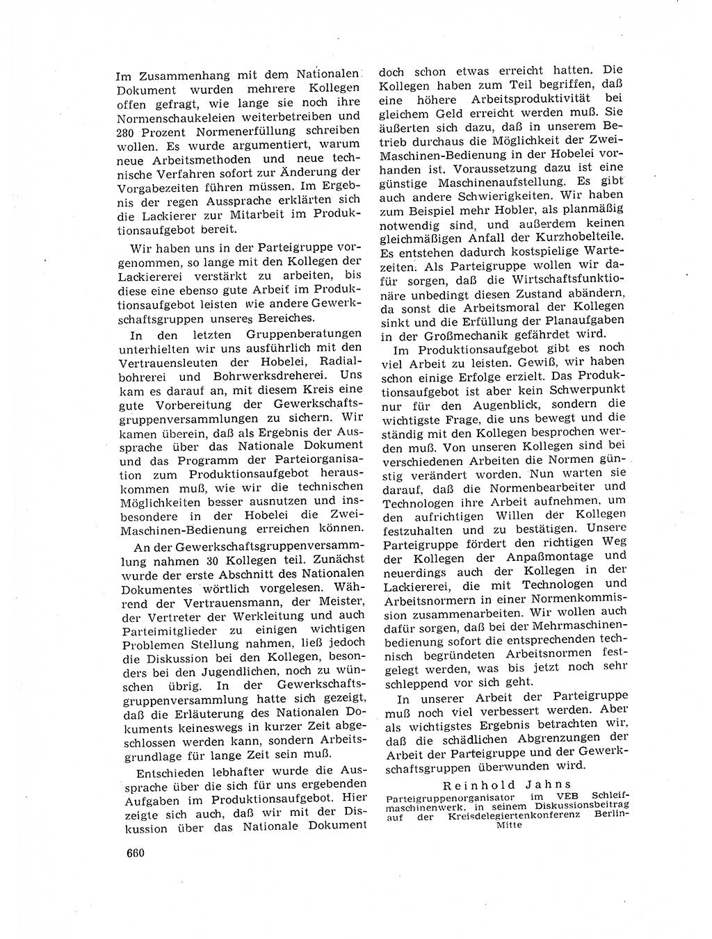Neuer Weg (NW), Organ des Zentralkomitees (ZK) der SED (Sozialistische Einheitspartei Deutschlands) für Fragen des Parteilebens, 17. Jahrgang [Deutsche Demokratische Republik (DDR)] 1962, Seite 660 (NW ZK SED DDR 1962, S. 660)