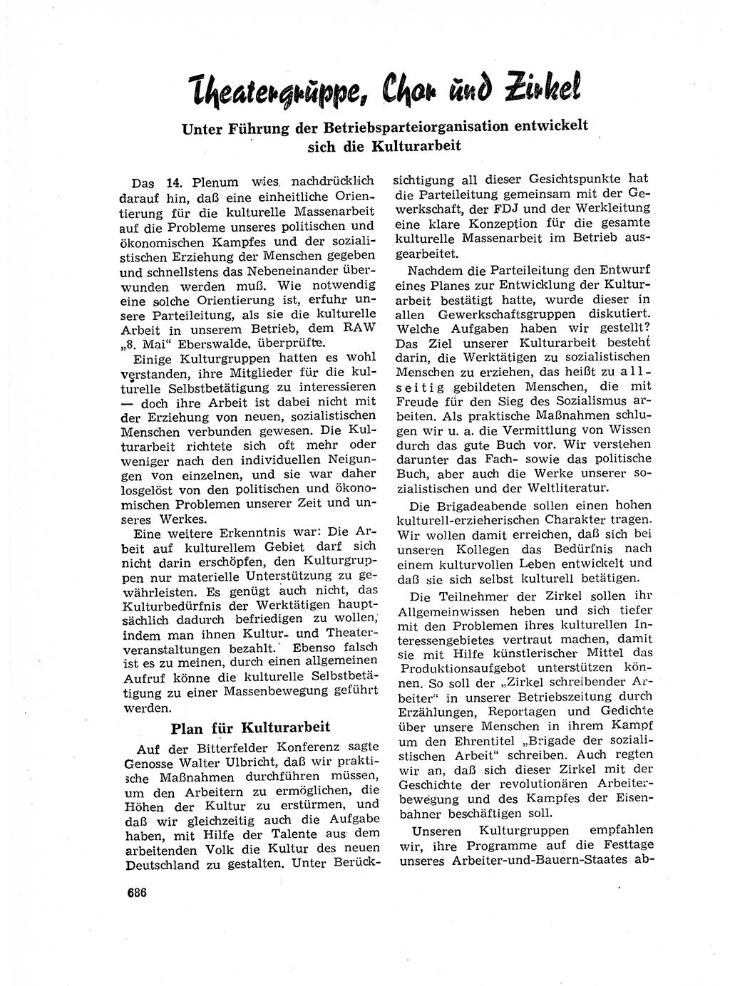 Neuer Weg (NW), Organ des Zentralkomitees (ZK) der SED (Sozialistische Einheitspartei Deutschlands) für Fragen des Parteilebens, 17. Jahrgang [Deutsche Demokratische Republik (DDR)] 1962, Seite 686 (NW ZK SED DDR 1962, S. 686)