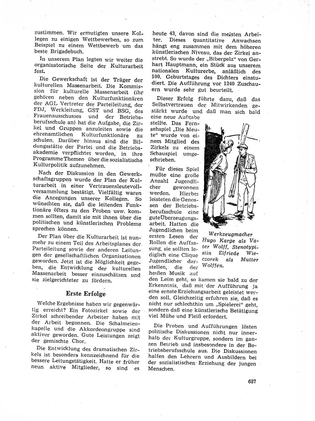 Neuer Weg (NW), Organ des Zentralkomitees (ZK) der SED (Sozialistische Einheitspartei Deutschlands) für Fragen des Parteilebens, 17. Jahrgang [Deutsche Demokratische Republik (DDR)] 1962, Seite 687 (NW ZK SED DDR 1962, S. 687)