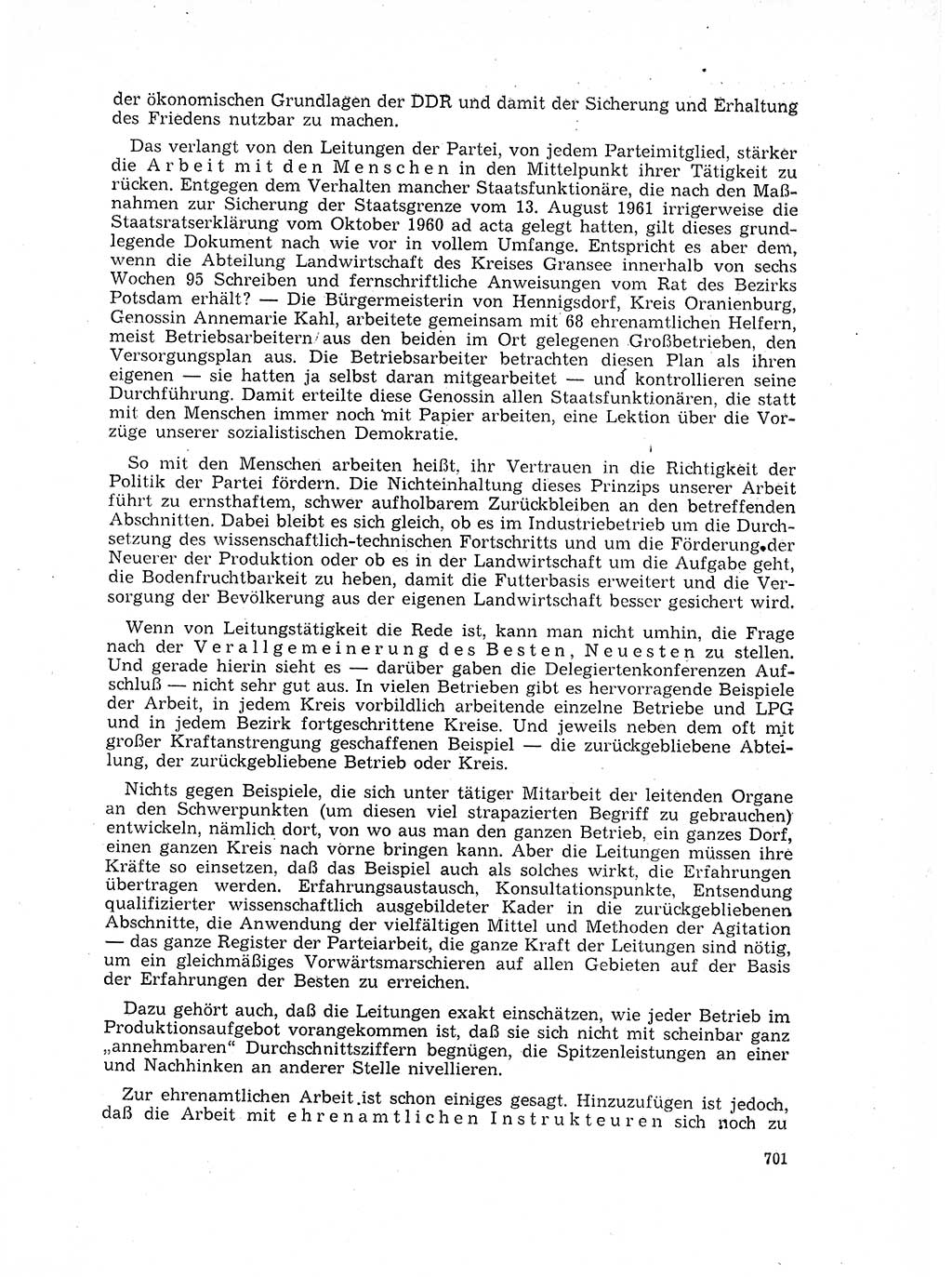 Neuer Weg (NW), Organ des Zentralkomitees (ZK) der SED (Sozialistische Einheitspartei Deutschlands) für Fragen des Parteilebens, 17. Jahrgang [Deutsche Demokratische Republik (DDR)] 1962, Seite 701 (NW ZK SED DDR 1962, S. 701)