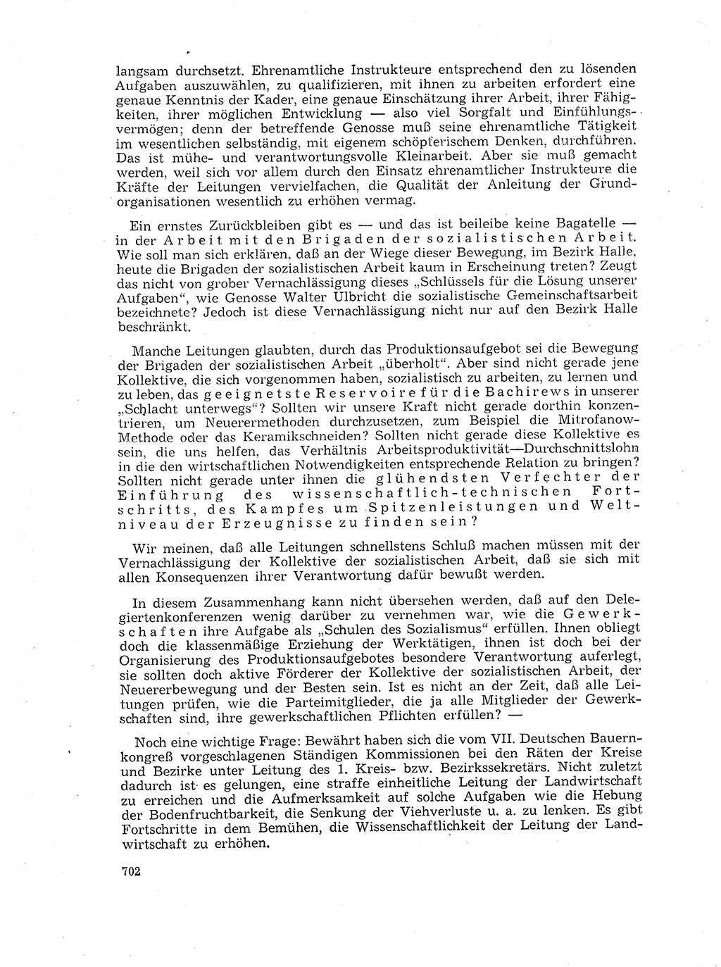 Neuer Weg (NW), Organ des Zentralkomitees (ZK) der SED (Sozialistische Einheitspartei Deutschlands) für Fragen des Parteilebens, 17. Jahrgang [Deutsche Demokratische Republik (DDR)] 1962, Seite 702 (NW ZK SED DDR 1962, S. 702)