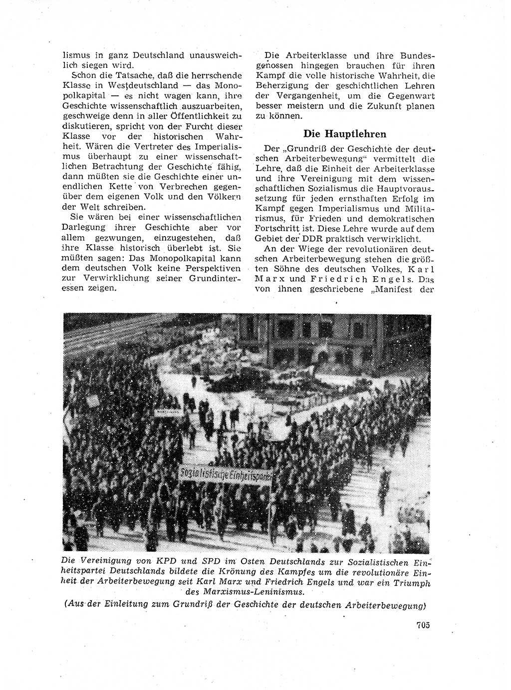 Neuer Weg (NW), Organ des Zentralkomitees (ZK) der SED (Sozialistische Einheitspartei Deutschlands) für Fragen des Parteilebens, 17. Jahrgang [Deutsche Demokratische Republik (DDR)] 1962, Seite 705 (NW ZK SED DDR 1962, S. 705)