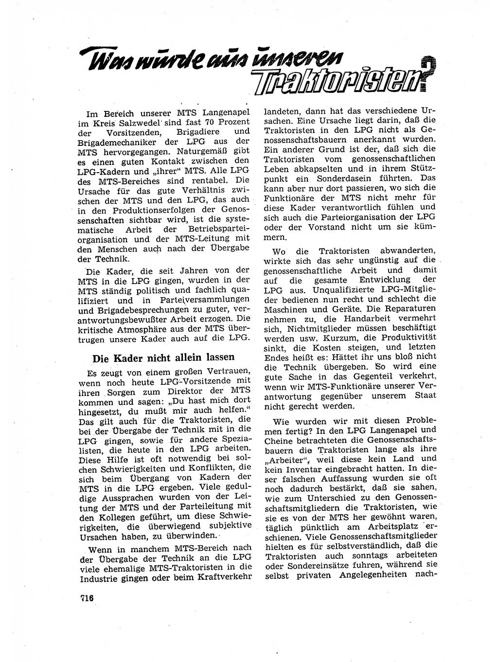 Neuer Weg (NW), Organ des Zentralkomitees (ZK) der SED (Sozialistische Einheitspartei Deutschlands) für Fragen des Parteilebens, 17. Jahrgang [Deutsche Demokratische Republik (DDR)] 1962, Seite 716 (NW ZK SED DDR 1962, S. 716)