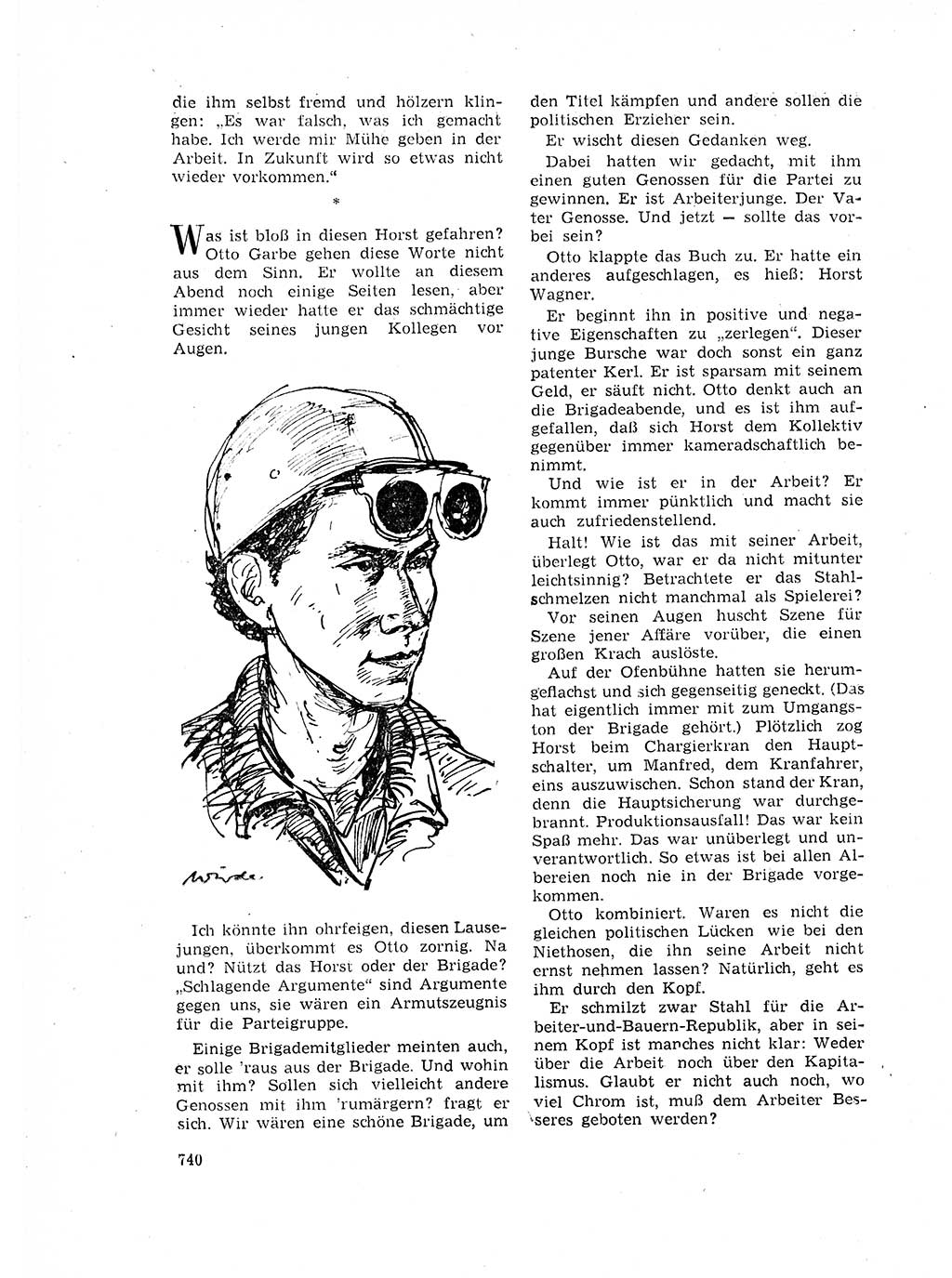 Neuer Weg (NW), Organ des Zentralkomitees (ZK) der SED (Sozialistische Einheitspartei Deutschlands) für Fragen des Parteilebens, 17. Jahrgang [Deutsche Demokratische Republik (DDR)] 1962, Seite 740 (NW ZK SED DDR 1962, S. 740)