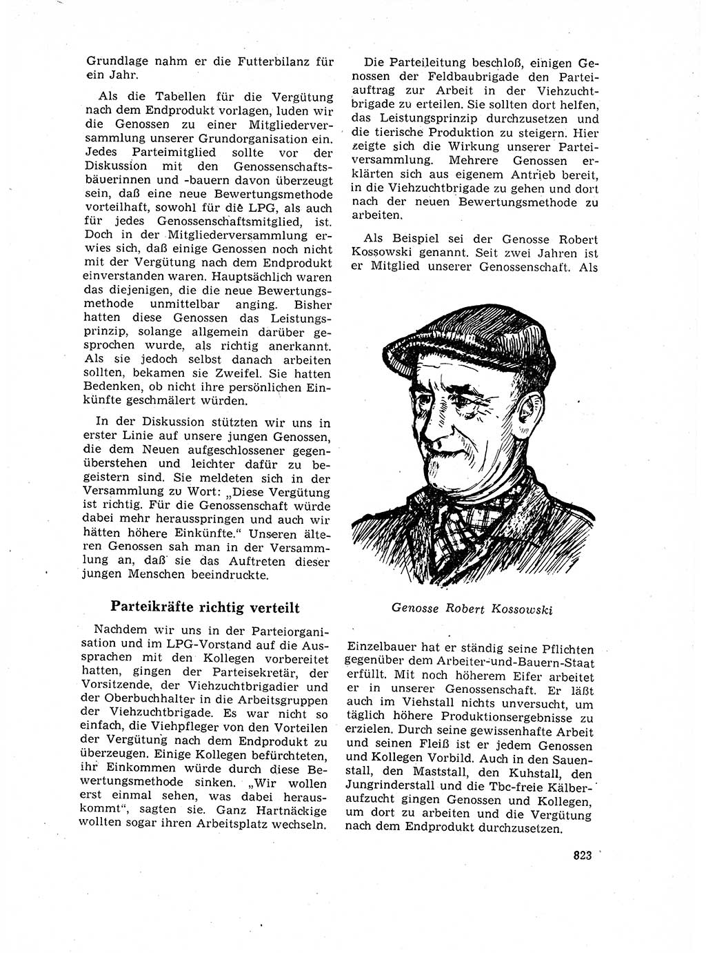 Neuer Weg (NW), Organ des Zentralkomitees (ZK) der SED (Sozialistische Einheitspartei Deutschlands) für Fragen des Parteilebens, 17. Jahrgang [Deutsche Demokratische Republik (DDR)] 1962, Seite 823 (NW ZK SED DDR 1962, S. 823)