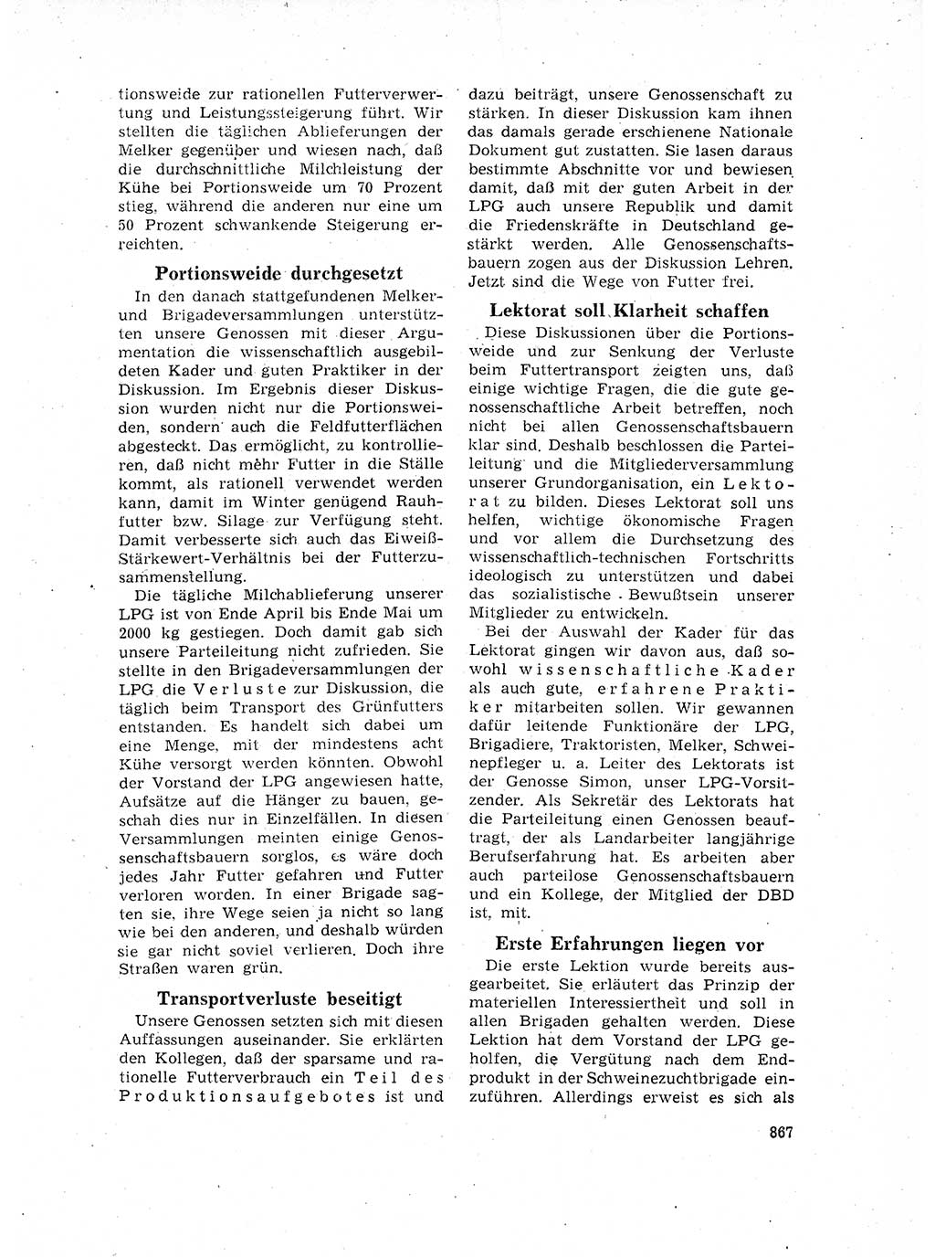 Neuer Weg (NW), Organ des Zentralkomitees (ZK) der SED (Sozialistische Einheitspartei Deutschlands) für Fragen des Parteilebens, 17. Jahrgang [Deutsche Demokratische Republik (DDR)] 1962, Seite 867 (NW ZK SED DDR 1962, S. 867)