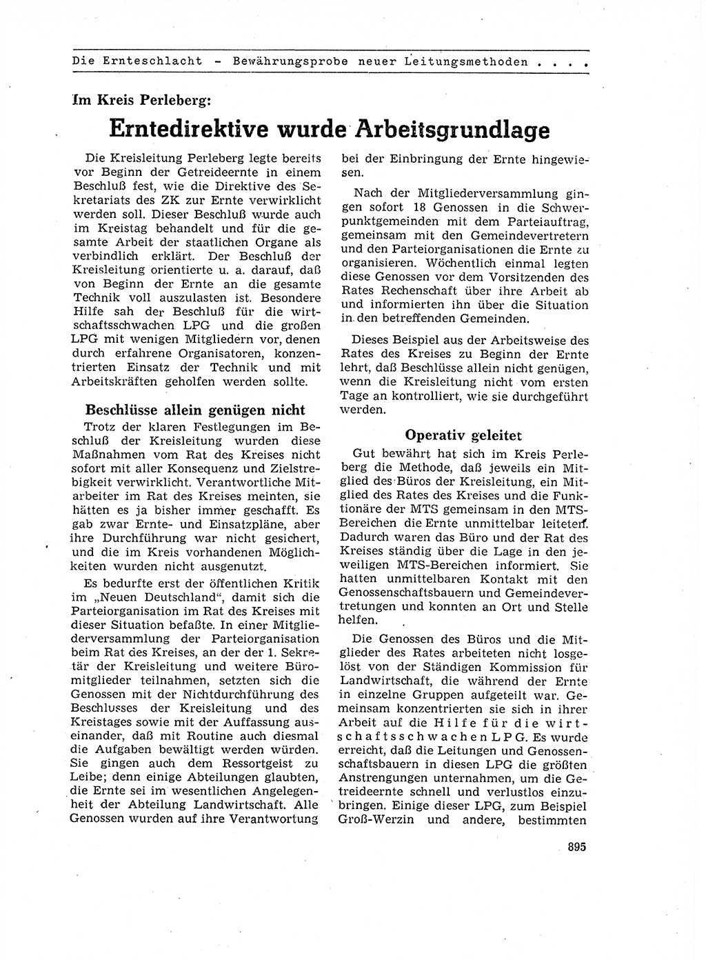 Neuer Weg (NW), Organ des Zentralkomitees (ZK) der SED (Sozialistische Einheitspartei Deutschlands) für Fragen des Parteilebens, 17. Jahrgang [Deutsche Demokratische Republik (DDR)] 1962, Seite 895 (NW ZK SED DDR 1962, S. 895)