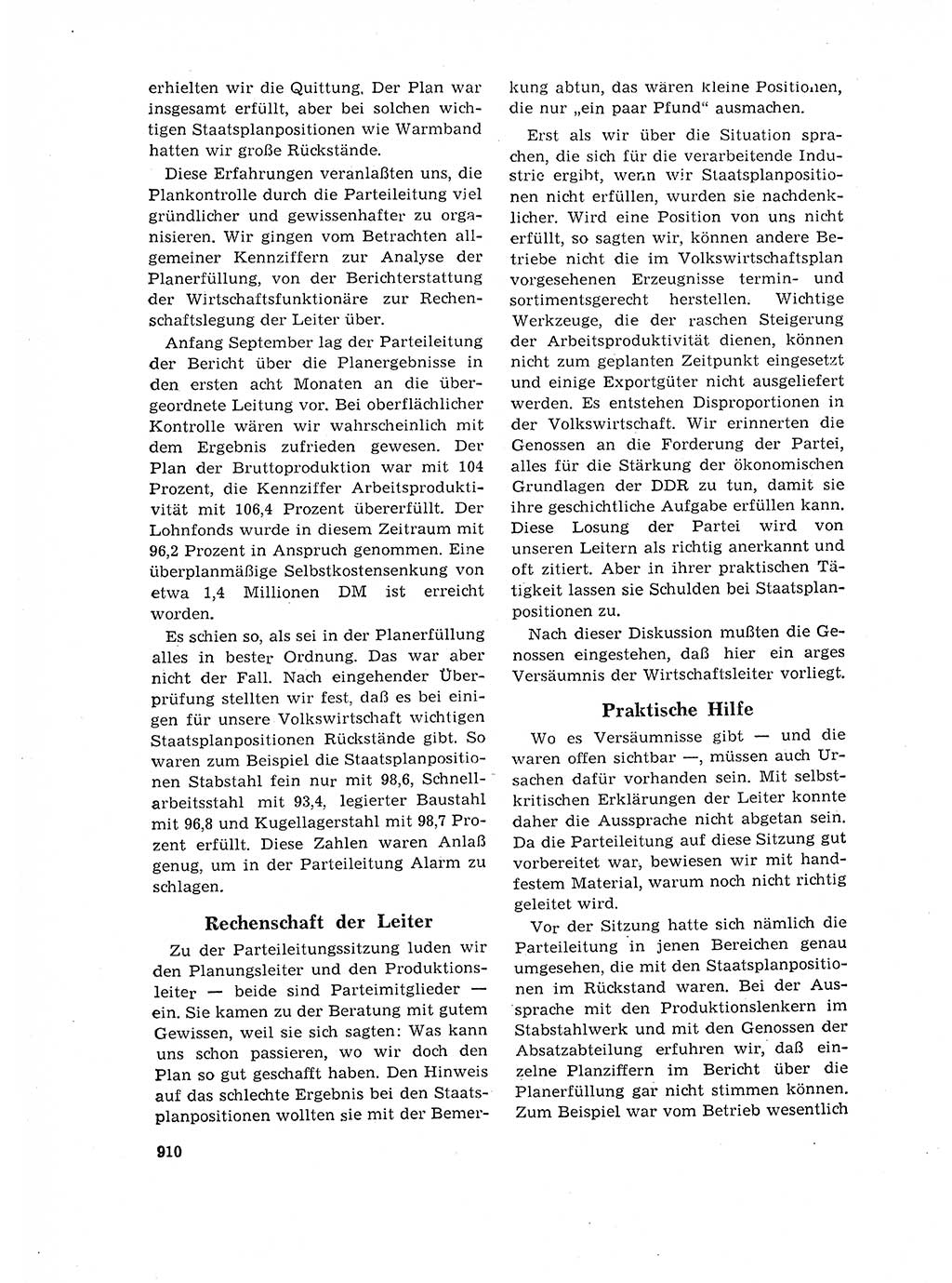 Neuer Weg (NW), Organ des Zentralkomitees (ZK) der SED (Sozialistische Einheitspartei Deutschlands) für Fragen des Parteilebens, 17. Jahrgang [Deutsche Demokratische Republik (DDR)] 1962, Seite 910 (NW ZK SED DDR 1962, S. 910)