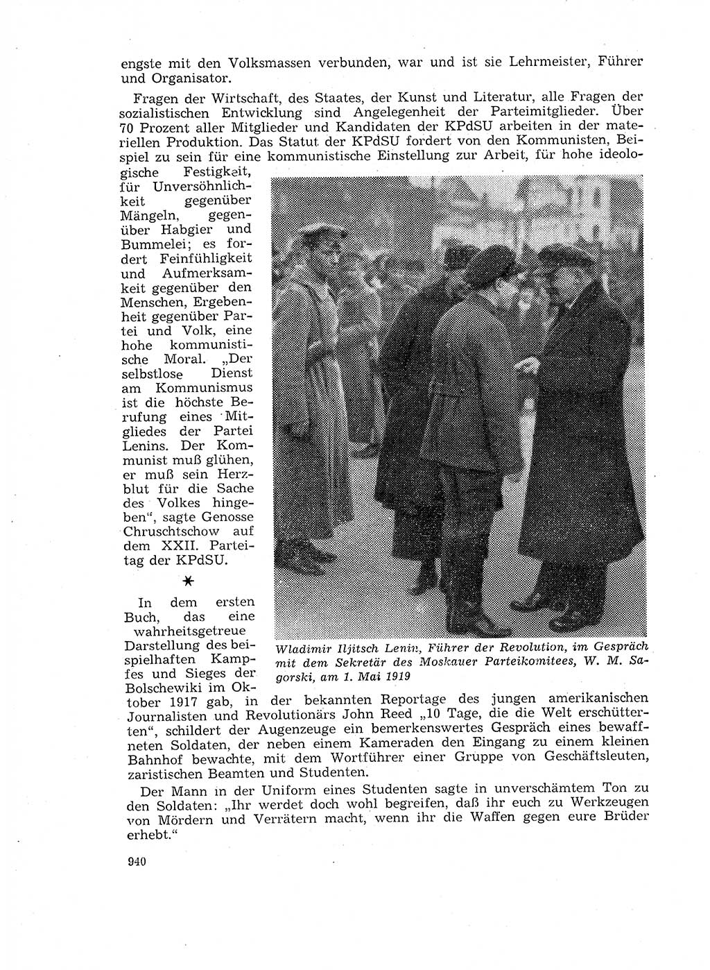 Neuer Weg (NW), Organ des Zentralkomitees (ZK) der SED (Sozialistische Einheitspartei Deutschlands) für Fragen des Parteilebens, 17. Jahrgang [Deutsche Demokratische Republik (DDR)] 1962, Seite 940 (NW ZK SED DDR 1962, S. 940)