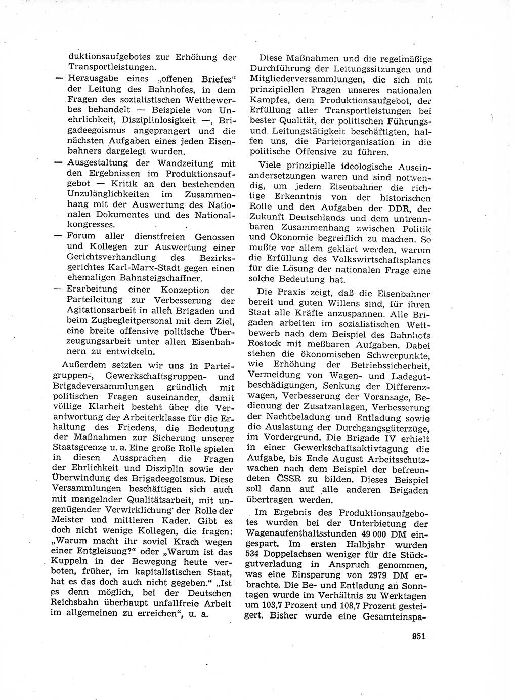 Neuer Weg (NW), Organ des Zentralkomitees (ZK) der SED (Sozialistische Einheitspartei Deutschlands) für Fragen des Parteilebens, 17. Jahrgang [Deutsche Demokratische Republik (DDR)] 1962, Seite 951 (NW ZK SED DDR 1962, S. 951)