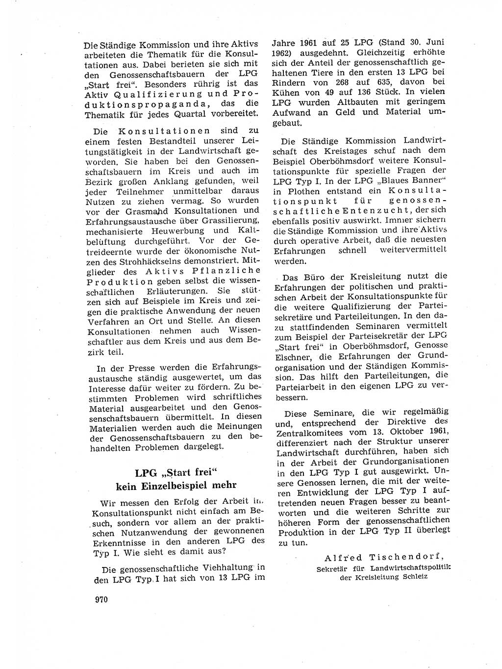 Neuer Weg (NW), Organ des Zentralkomitees (ZK) der SED (Sozialistische Einheitspartei Deutschlands) für Fragen des Parteilebens, 17. Jahrgang [Deutsche Demokratische Republik (DDR)] 1962, Seite 970 (NW ZK SED DDR 1962, S. 970)