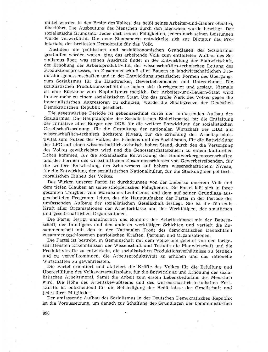 Neuer Weg (NW), Organ des Zentralkomitees (ZK) der SED (Sozialistische Einheitspartei Deutschlands) für Fragen des Parteilebens, 17. Jahrgang [Deutsche Demokratische Republik (DDR)] 1962, Seite 990 (NW ZK SED DDR 1962, S. 990)