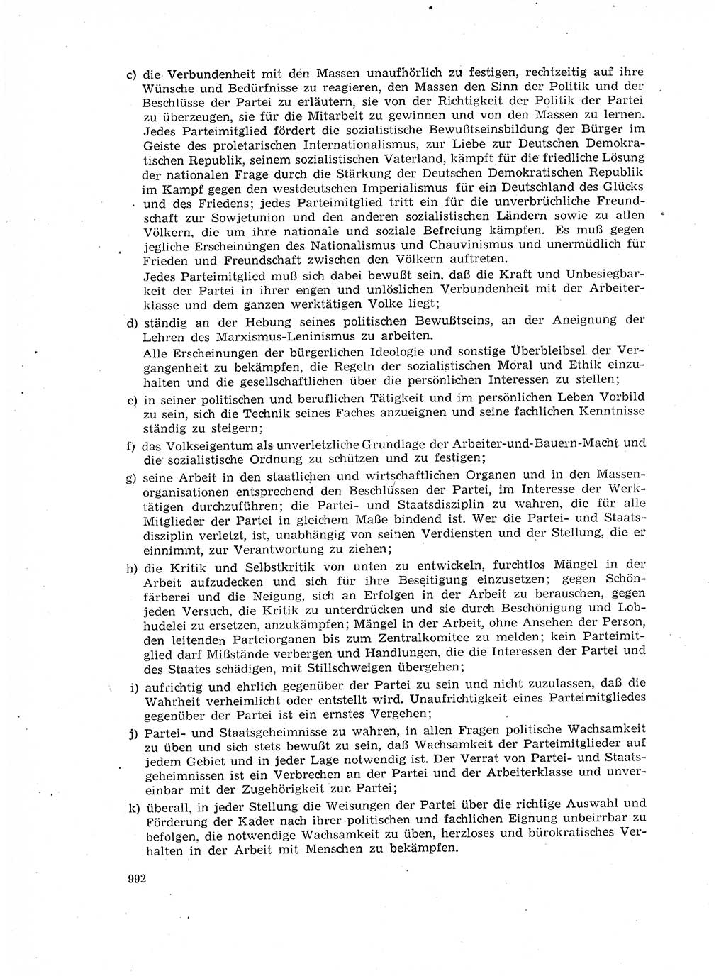 Neuer Weg (NW), Organ des Zentralkomitees (ZK) der SED (Sozialistische Einheitspartei Deutschlands) für Fragen des Parteilebens, 17. Jahrgang [Deutsche Demokratische Republik (DDR)] 1962, Seite 992 (NW ZK SED DDR 1962, S. 992)