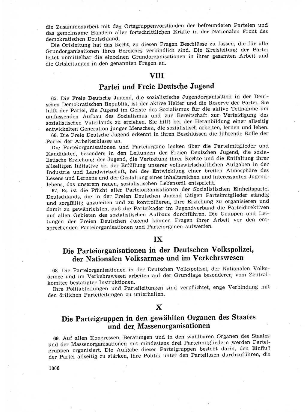 Neuer Weg (NW), Organ des Zentralkomitees (ZK) der SED (Sozialistische Einheitspartei Deutschlands) für Fragen des Parteilebens, 17. Jahrgang [Deutsche Demokratische Republik (DDR)] 1962, Seite 1006 (NW ZK SED DDR 1962, S. 1006)