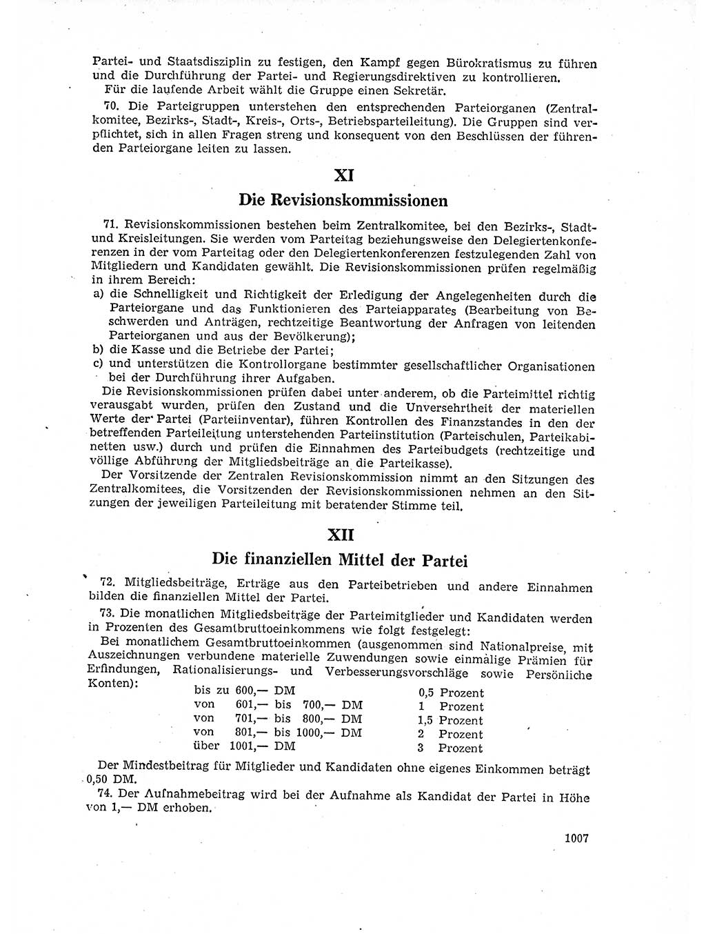 Neuer Weg (NW), Organ des Zentralkomitees (ZK) der SED (Sozialistische Einheitspartei Deutschlands) für Fragen des Parteilebens, 17. Jahrgang [Deutsche Demokratische Republik (DDR)] 1962, Seite 1007 (NW ZK SED DDR 1962, S. 1007)