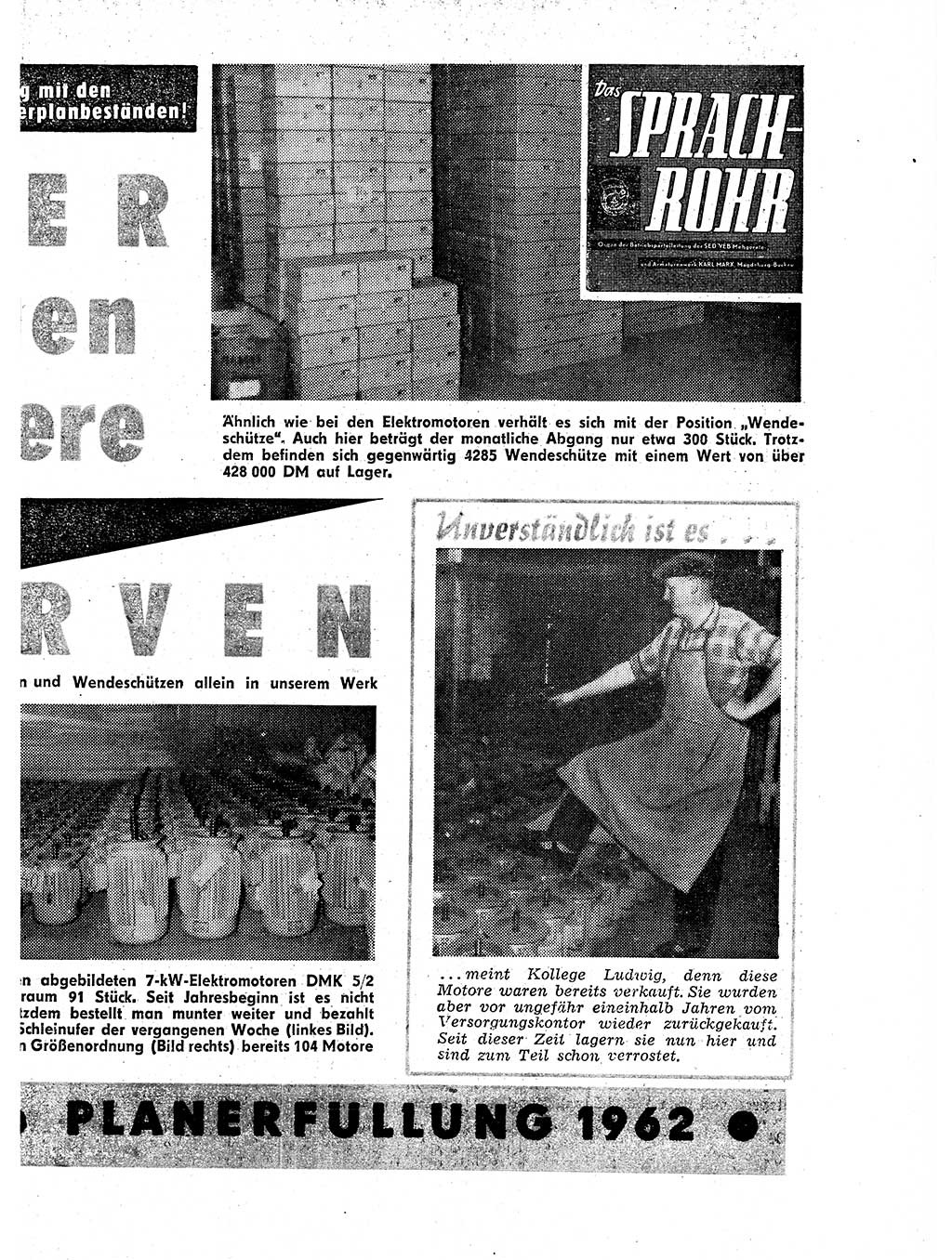 Neuer Weg (NW), Organ des Zentralkomitees (ZK) der SED (Sozialistische Einheitspartei Deutschlands) für Fragen des Parteilebens, 17. Jahrgang [Deutsche Demokratische Republik (DDR)] 1962, Seite 1033 (NW ZK SED DDR 1962, S. 1033)