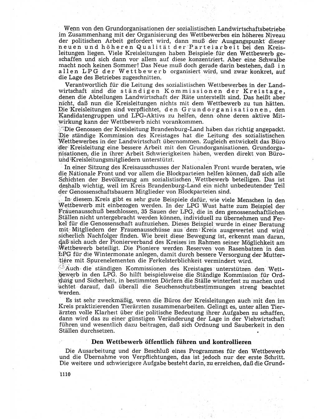 Neuer Weg (NW), Organ des Zentralkomitees (ZK) der SED (Sozialistische Einheitspartei Deutschlands) für Fragen des Parteilebens, 17. Jahrgang [Deutsche Demokratische Republik (DDR)] 1962, Seite 1110 (NW ZK SED DDR 1962, S. 1110)