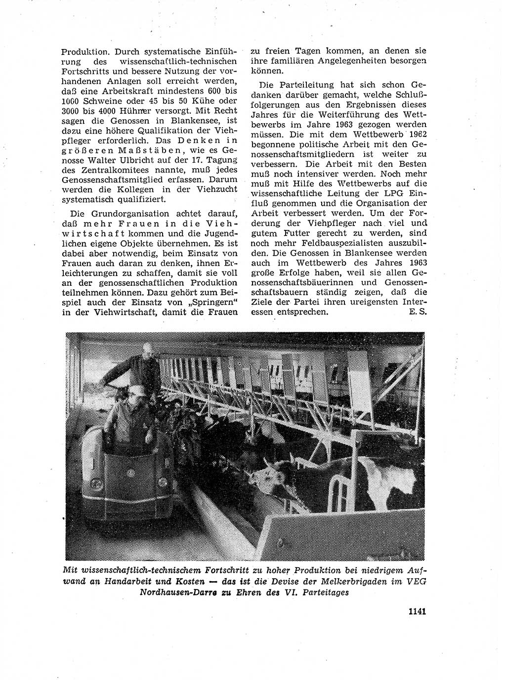 Neuer Weg (NW), Organ des Zentralkomitees (ZK) der SED (Sozialistische Einheitspartei Deutschlands) für Fragen des Parteilebens, 17. Jahrgang [Deutsche Demokratische Republik (DDR)] 1962, Seite 1141 (NW ZK SED DDR 1962, S. 1141)