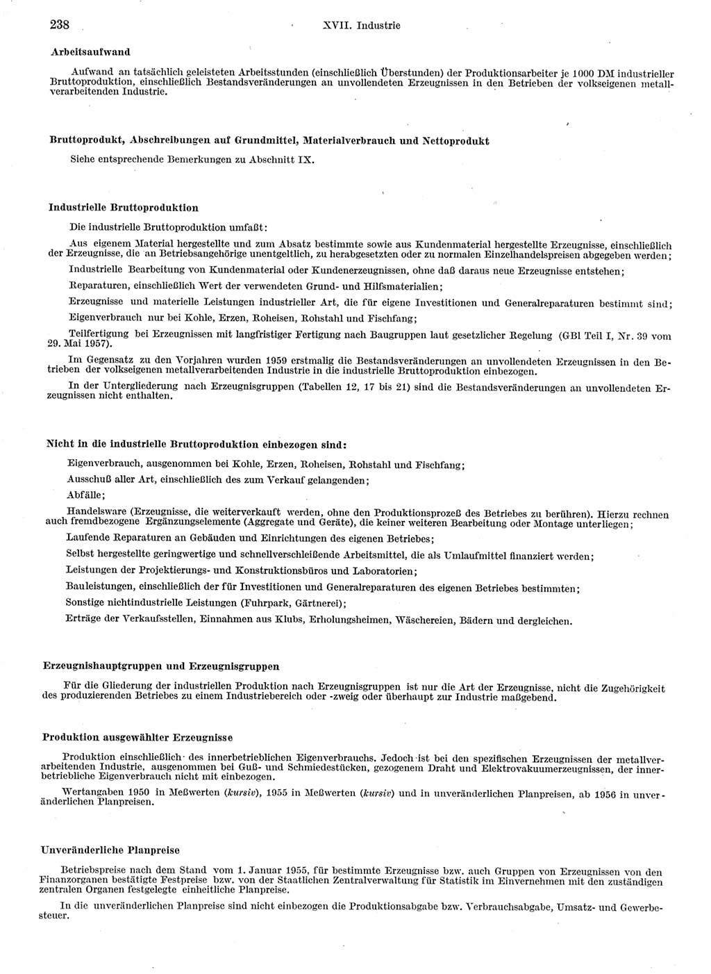 Statistisches Jahrbuch der Deutschen Demokratischen Republik (DDR) 1962, Seite 238 (Stat. Jb. DDR 1962, S. 238)