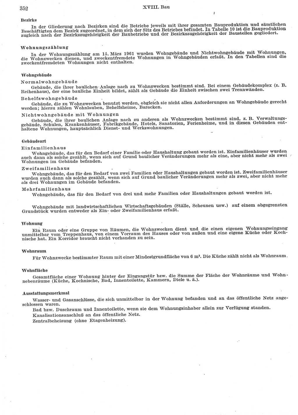 Statistisches Jahrbuch der Deutschen Demokratischen Republik (DDR) 1962, Seite 352 (Stat. Jb. DDR 1962, S. 352)