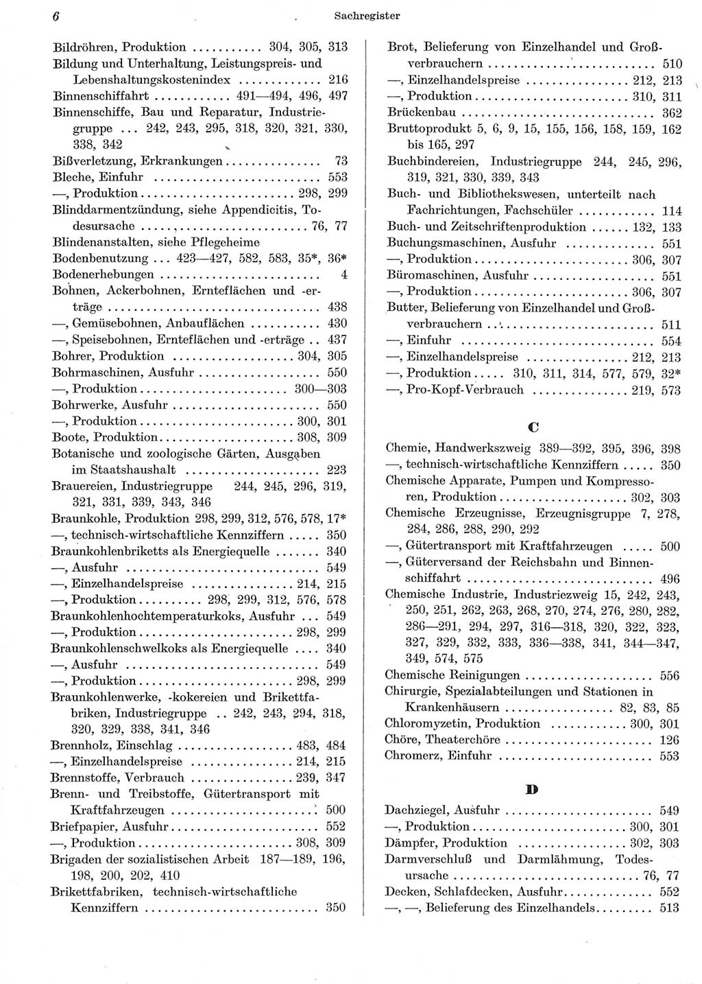 Statistisches Jahrbuch der Deutschen Demokratischen Republik (DDR) 1962, Seite 6 (Stat. Jb. DDR 1962, S. 6)