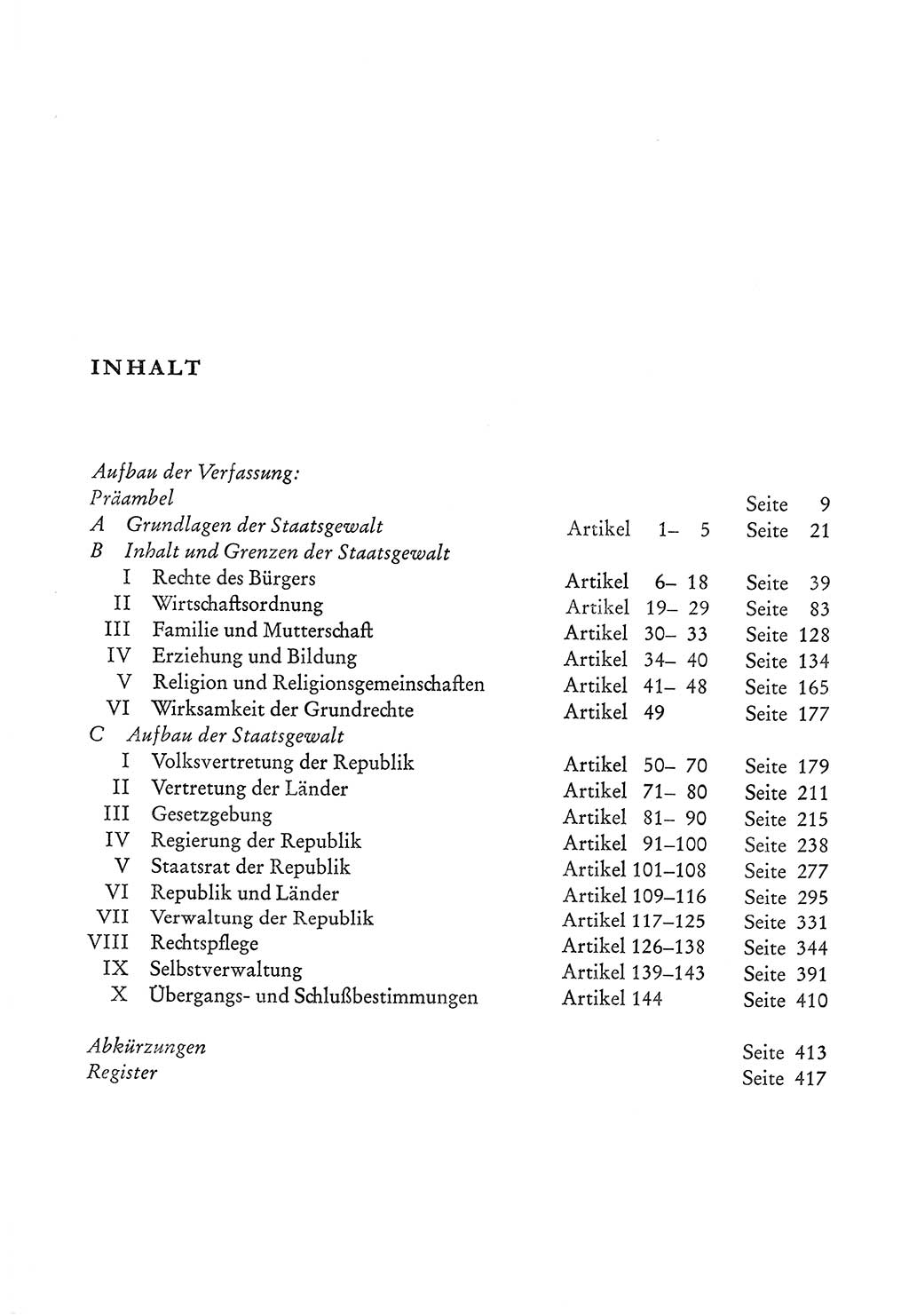 Verfassung der Sowjetischen Besatzungszone (SBZ) Deutschlands [Deutsche Demokratische Republik (DDR)], Text und Kommentar [Bundesrepublik Deutschland (BRD)] 1962, Seite 7 (Verf. SBZ Dtl. DDR Komm. BRD 1962, S. 7)
