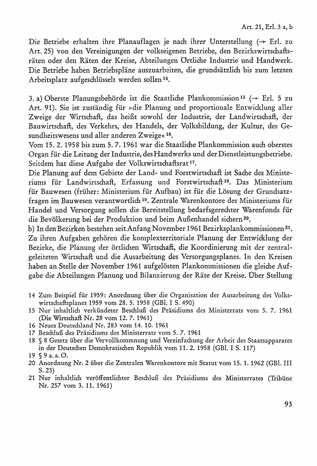 Verfassung der Sowjetischen Besatzungszone (SBZ) Deutschlands [Deutsche Demokratische Republik (DDR)], Text und Kommentar [Bundesrepublik Deutschland (BRD)] 1962, Seite 93 (Verf. SBZ Dtl. DDR Komm. BRD 1962, S. 93)