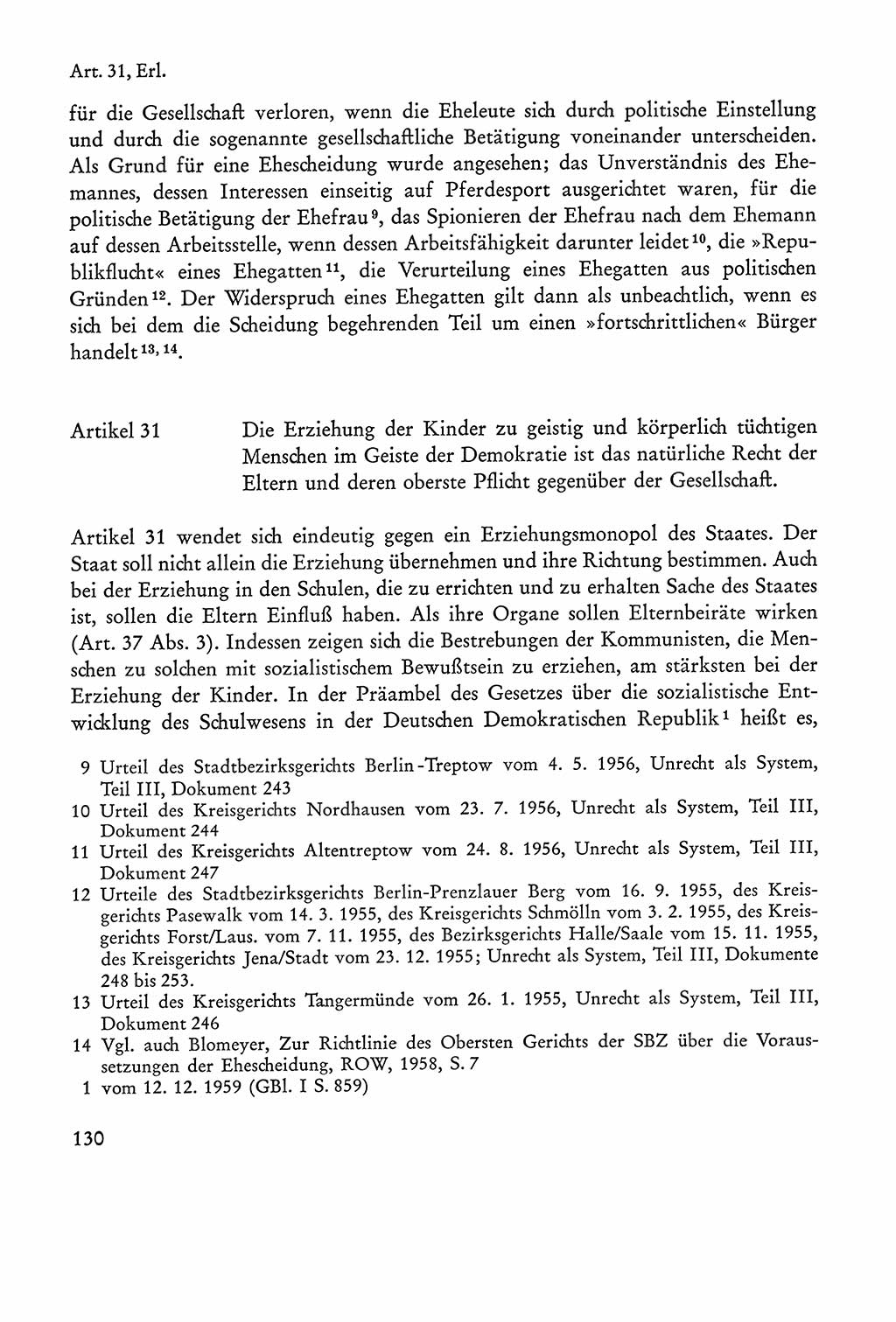 Verfassung der Sowjetischen Besatzungszone (SBZ) Deutschlands [Deutsche Demokratische Republik (DDR)], Text und Kommentar [Bundesrepublik Deutschland (BRD)] 1962, Seite 130 (Verf. SBZ Dtl. DDR Komm. BRD 1962, S. 130)