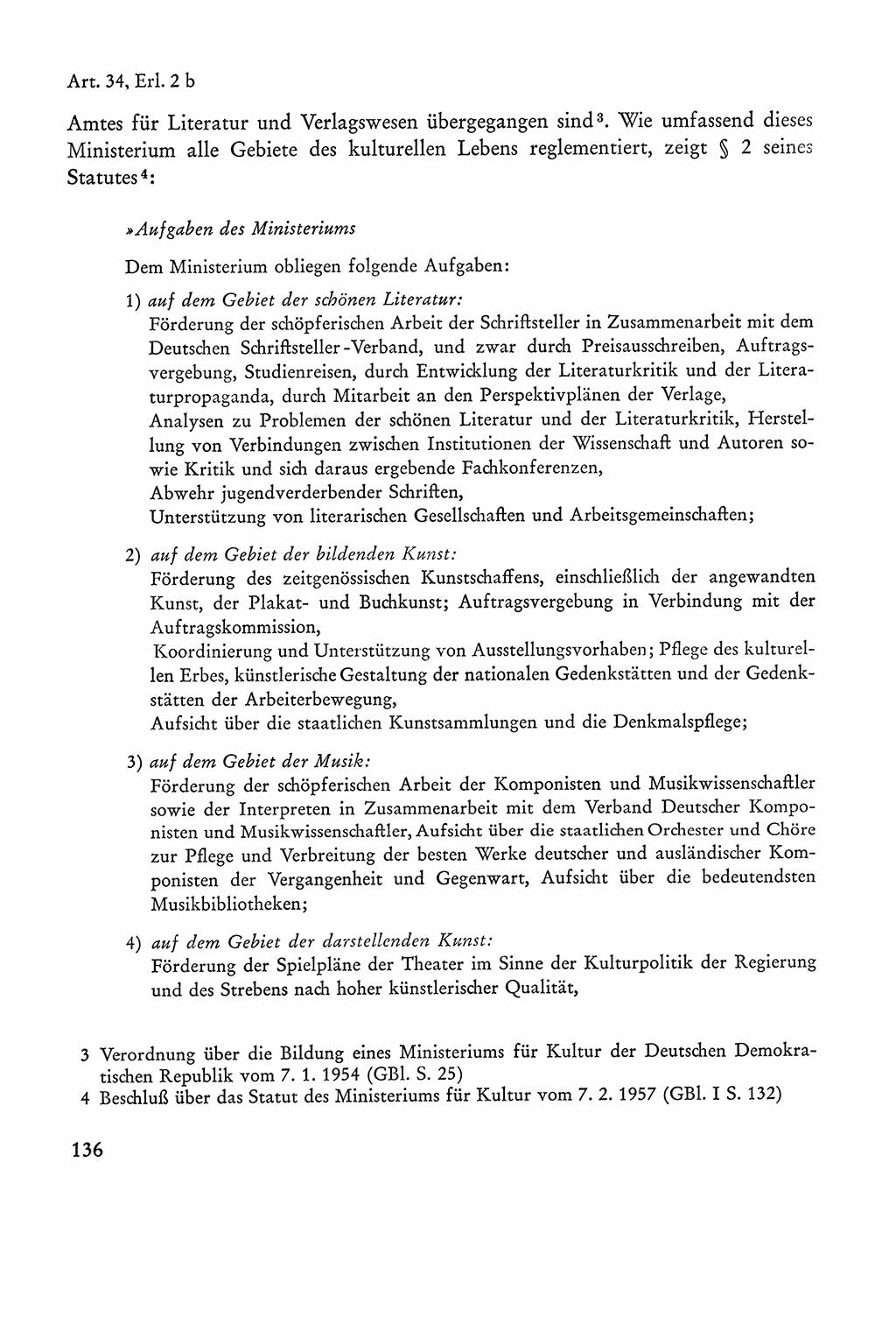 Verfassung der Sowjetischen Besatzungszone (SBZ) Deutschlands [Deutsche Demokratische Republik (DDR)], Text und Kommentar [Bundesrepublik Deutschland (BRD)] 1962, Seite 136 (Verf. SBZ Dtl. DDR Komm. BRD 1962, S. 136)